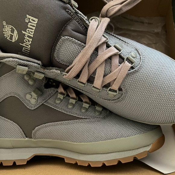 Timberland Eurohiker Fabric Gray Boots - Picture 3 of 4